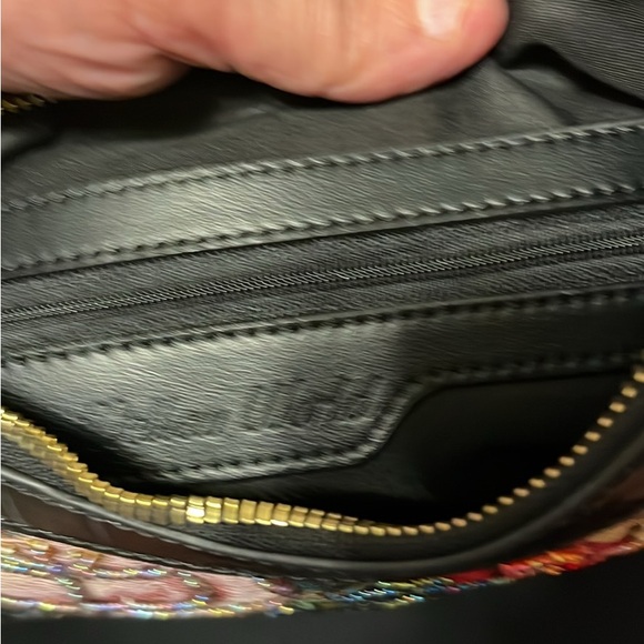 Floral Embroidered Red Hobo Bag - Picture 8 of 8